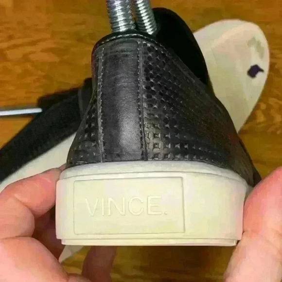 Vince Blair Black Perforated leather loafer, women’s size 6 - Picture 6 of 10